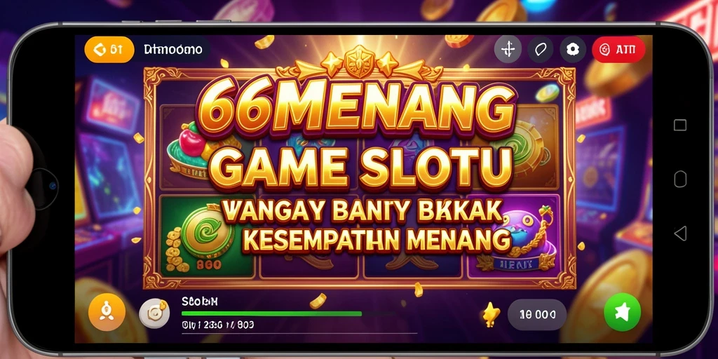 Tampilan gameplay Slot yang seru dan menegangkan di 66MENANG.