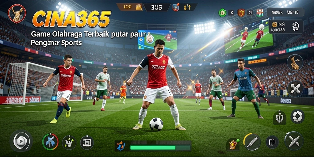 Tampilan menarik dari gameplay CINA365 yang penuh aksi olahraga.