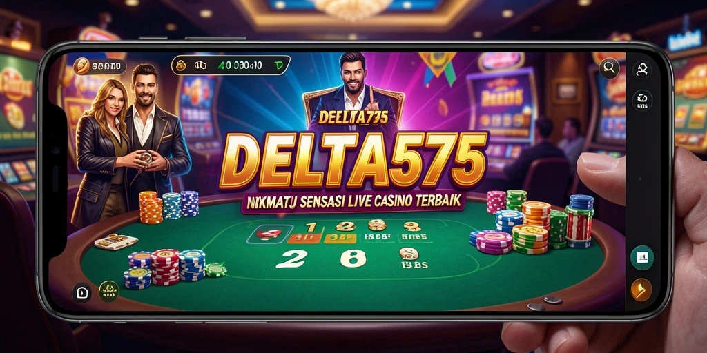 Tampilan gameplay Live Casino yang menarik dan interaktif di DELTA575.