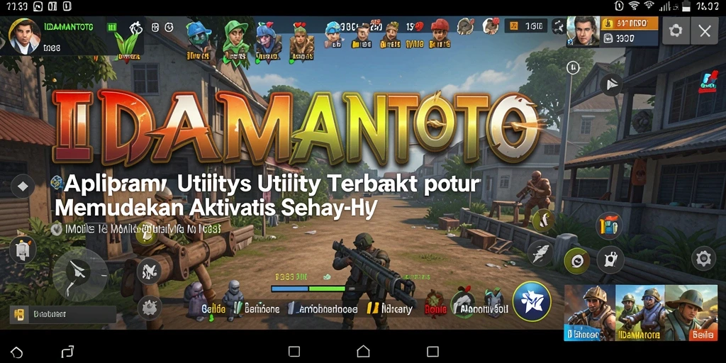 Tampilan antarmuka IDAMANTOTO yang modern dan user-friendly.