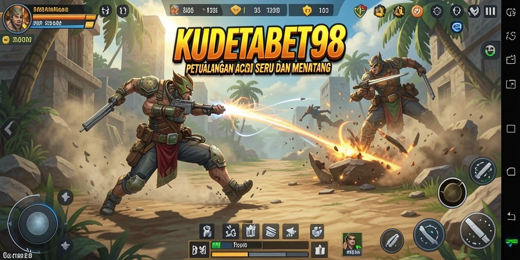 Gambaran aksi seru dalam gameplay KUDETABET98.