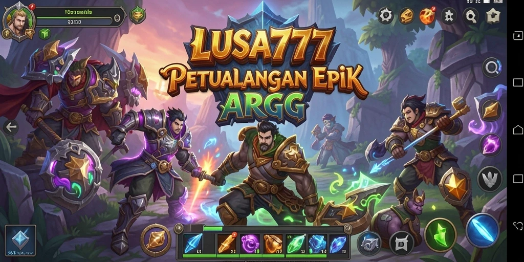 Tampilan seru dan aksi mendebarkan dalam gameplay ARPG LUSA777.