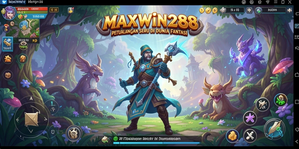 Tangkapan layar gameplay penuh aksi dalam MAXWIN288.