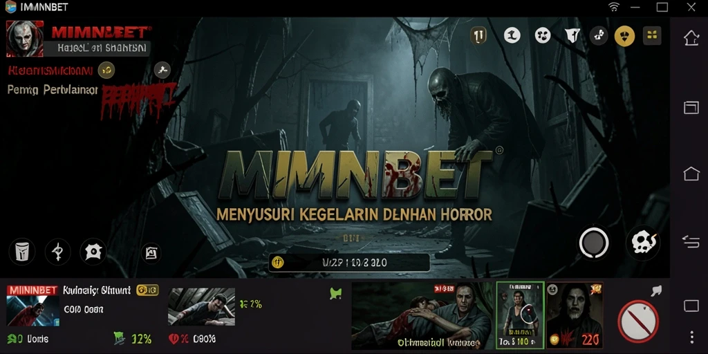 Screenshot gameplay MIMINBET yang menegangkan dan misterius.