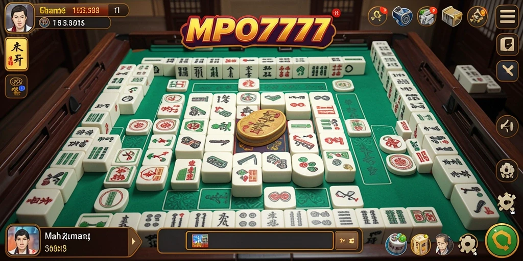 Screenshot MPO777 menunjukkan gameplay Mahjong yang seru dan menantang.