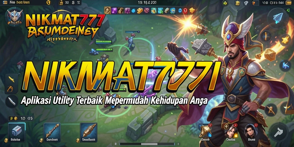 Tampilan antarmuka aplikasi NIKMAT777 yang sederhana dan fungsional.