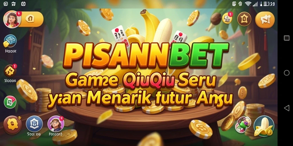Screenshot permainan PISANGBET yang menampilkan keseruan QiuQiu.