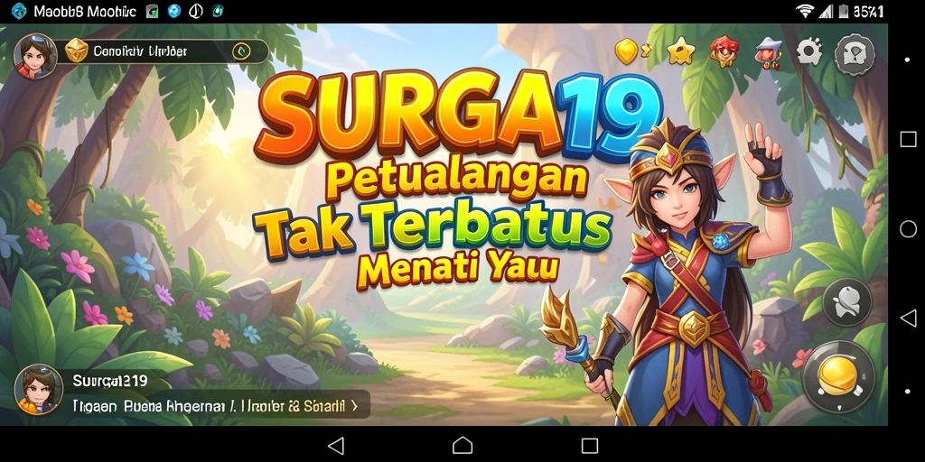 Tampilan gameplay SURGA19 yang memukau dan penuh petualangan.