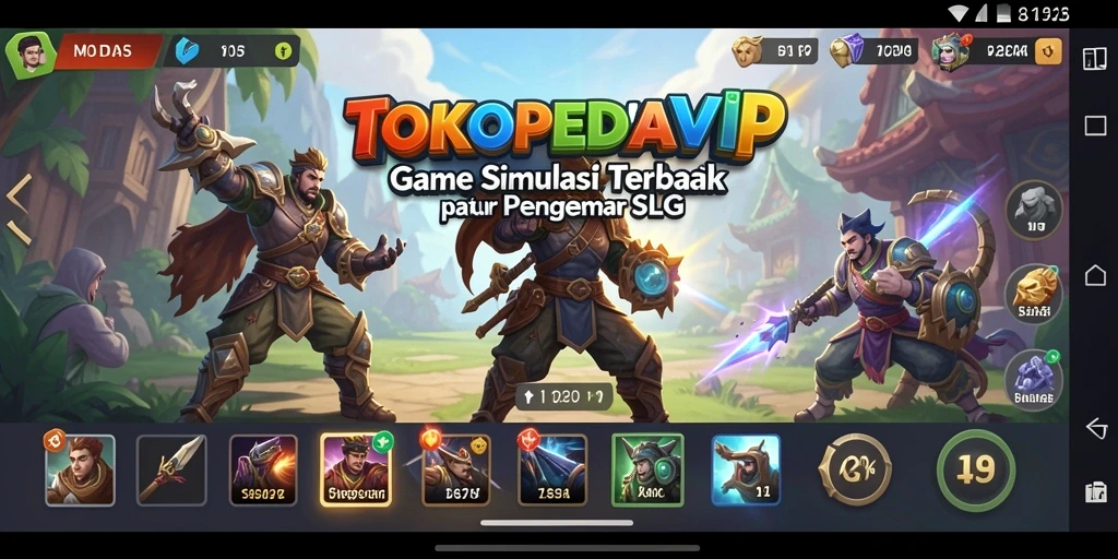Screenshot gameplay <strong>TOKOPEDIAVIP</strong>, menampilkan strategi pengelolaan toko.
