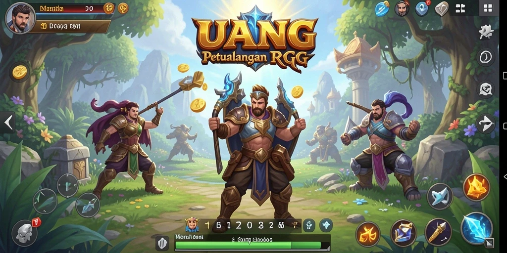 Tampilan gameplay <strong>UANG</strong> yang seru dan penuh aksi.